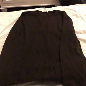 Dark brown cashmere sweater